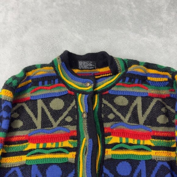 COOGI Australia Retro Wool Cardigan Women’s Size XL - Picture 6 of 16